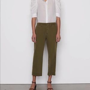 Le Tomboy Trouser Released Hem 
Washed Moss size31